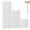 Milky, variant on Cube Storage Organizer  6-cube Shelves Units Closet Cabinet Diy Plastic Modular Book Shelf Ideal For Bedroom Living Room Office 36.6" L X 12.4" W H Translucent White Sbtm3506a