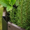 thumbnail image 3 of EuKer Vegetable Planter, 28.35" Hexagon Above Ground Garden Box with Open Base for Indoor & Outdoor Use, Brown, 3 of 7