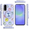 thumbnail image 3 of For Samsung Galaxy A37 Metal Diamond CD Pattern Design Matte Finished Hybrid with Rotational Ring [Car Mount Friendly] Case - 5, 3 of 3