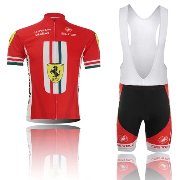 Castelli Biking Suit MTB Quick-drying Short-sleeved Shorts Cycling Clothing