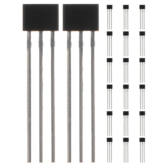 KONTONTY 40pcs Hall Sensor Magnetic Detector Hall Effect Sensor Replacement Linear Hall Sensor Linear Hall Effect Sensor Hardware