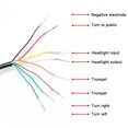 thumbnail image 4 of relayinert Electric Scooter Light Switch IP64 Waterproof Motorbike Handlebar Button Turn Signal Lights Control Module 48V, 4 of 6