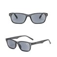 thumbnail image 3 of Gray Tinted Reading Glasses Sunglasses Readers Rectangle Spring Hinges 1.0~4.0, 3 of 3