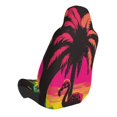 thumbnail image 2 of Wukai Flamingo And Palm Trees At Sunset Full Set Car Seat Covers with Soft Padding Universal Auto Front Seats Protector and Cushion Mat, 2 of 5