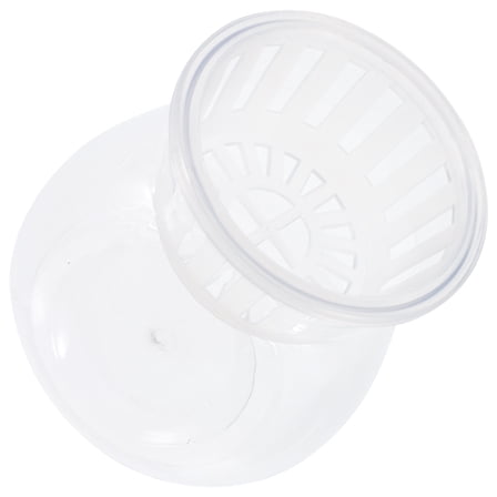 LEORX Hydroponic Aquarium Transparent Plastic 1Set