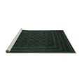 thumbnail image 2 of Ahgly Company Machine Washable Indoor Rectangle Southwestern Turquoise Blue Country Area Rugs, 4' x 6', 2 of 4
