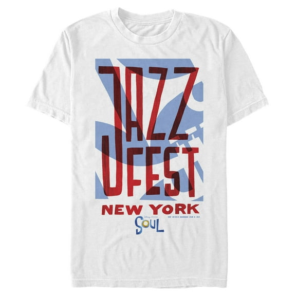 Men's Soul Jazz Fest in New York  Graphic Tee White Large