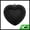 Black, variant on Unique Bargains 1pc Portable Heart Makeup Brush Cleaning Mat Black