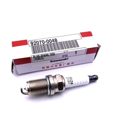 Kawasaki Torch Mule Spark Plug, Two-Toned