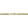 thumbnail image 4 of 14K Yellow Gold necklace Rope chain Diamond-cut 24 in 4 mm, 4 of 5