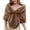 Brown, variant on Women's Elegant Faux Fur Shawl Cape Knotted Collar Wrap Evening Wedding Party Stole Formal Large Gala