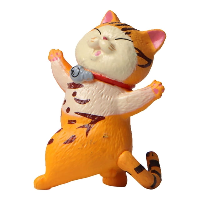 Cute Looks Back And Smiles Cats Turns Around Creative Cats Ornaments