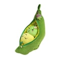 thumbnail image 3 of Zxpjkyu Bean in Zipper Pod Cartoon Cuddly Stuffed Toy for Kids Boys Girls Birthday Gifts 38cm Beans, 3 of 9