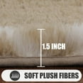thumbnail image 2 of Sanmadrola Area Rugs for Bedroom, Fluffy Black Shaggy Soft Area Rug, Non-Slip Indoor Floor Carpet for Living Room, Kids Baby Boys Teen Dorm Home Decor Aesthetic, Nursery, 5.2x6.5 Feet Black, 2 of 9