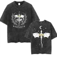thumbnail image 1 of Basgiath War camiseta lavada Vintage para hombres y mujeres, ropa estética de dragón de cuarta ala, camisetas de gran tamaño a la moda, 1 of 3