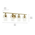 thumbnail image 3 of Kichler Lighting - Everett - 4 Light Bath Vanity In Vintage Industrial Style-9.5, 3 of 10