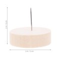 thumbnail image 2 of FRCOLOR Wooden Display Stand with Metal Needle for Crochet Dolls 6 Pieces Khaki Small Size, 2 of 7