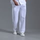 thumbnail image 3 of Pantalones largos y pantalones de lino para hombre, pantalones casuales de lino de gran tamaño, sueltos y rectos, pantalones para hombre., 3 of 4