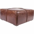 thumbnail image 2 of KAPA OTTOMAN DARK BROWN LEATHER, 2 of 4