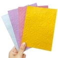 thumbnail image 5 of Wrapables Embossing Folder Paper Stamp Template for Scrapbooking, Card Making, DIY Arts & Crafts (Set of 2), Dots and Lines, 5 of 7