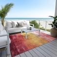 thumbnail image 6 of Addison Rugs Chantille Indoor/Outdoor Transitional Stripes Blush Washable Rectangle Rug, 10' x 14', 6 of 6