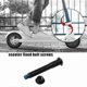 thumbnail image 3 of 5pc Folding Pothook Hinge Bolt Repair Hardened Steel Lock Fixed Screw Hook For M365 /m365 Pro, 3 of 5