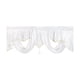 thumbnail image 2 of Cenefa con bolsillo para varilla, decoración para ventanas pequeñas, cortinas transpirables Blanco, 2 of 9