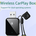 thumbnail image 3 of Wireless CarPlay Adapter - Mini 2in1 USB Wireless Carplay Smart Car Box for IOS/Android Auto Plug and Play, 3 of 8