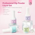 thumbnail image 6 of Saviland 20ML Dip Powder Liquid Set - Dip Powder Nail Kit With Dip Powder Activator, Base and Top Coat, Brush Saver and Nail File for Beginners, 6 of 8