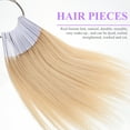 thumbnail image 2 of CIMAXIC 30pcs Hair Color Rings Human Hair Testing Color Samples (9 Degree Color),11.81"X2.76"X0.39", 2 of 5
