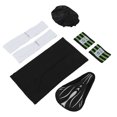 thumbnail image 2 of Bike Seat Set Bike Saddle Set Breathable Bike Seat Cushion Accessories Bike Seat Set Ergonomic Prevent Slipping Breathable Pain Relief Bike Saddle Set With Bungee Cord For ANGGREK AC7278, 2 of 8