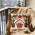 thumbnail image 6 of Eolstice Festive Christmas Decorative Linen Pillows Cover, Linen Animal Pillow Cover, Graphic Print Cushion Case for Christmas Decor, Home Accent, Gift(A), 6 of 6