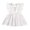 White, variant on Toddler Baby Girl Summer Cotton Sleeveless Dress Newborn Infant Lace Ruffle Princess Overall Dress Sundress