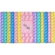 thumbnail image 1 of Big Pop Game It Rainbow Fidget Toys, tablero de ajedrez, bloques antiestrés, juguete sensorial de burbujas de silicona, regalo para niños, adolescentes y adultos, alivio del estrés (rosa), 1 of 5