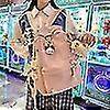 thumbnail image 3 of Aesthetic backpack, preppy backpack, kawaii backpack, cute backpack with accessories (pink), 3 of 3