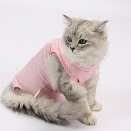 Ydsxlp Solid Dog Recovery Suit Onesie After Pet Operation for Female Male Dogs Cats Solid Postoperative Snuggly Vest for Abdominal Wounds Weaning Anti Licking Vest