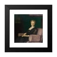 thumbnail image 2 of Franz von Stuck 15x15 Black Modern Framed Museum Art Print Titled - Portrait Luise Exit (1917), 2 of 5