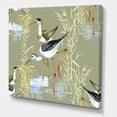 thumbnail image 3 of Designart ' Herons Birds In The Gray Water ' Farmhouse Canvas Wall Art Print, 3 of 4
