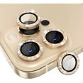 thumbnail image 3 of Glitter  Camera Lens Protector for iPhone 11/12/13 Pro Max, 9H Tempered Glass Full Cover Lens Protection, 3 of 6