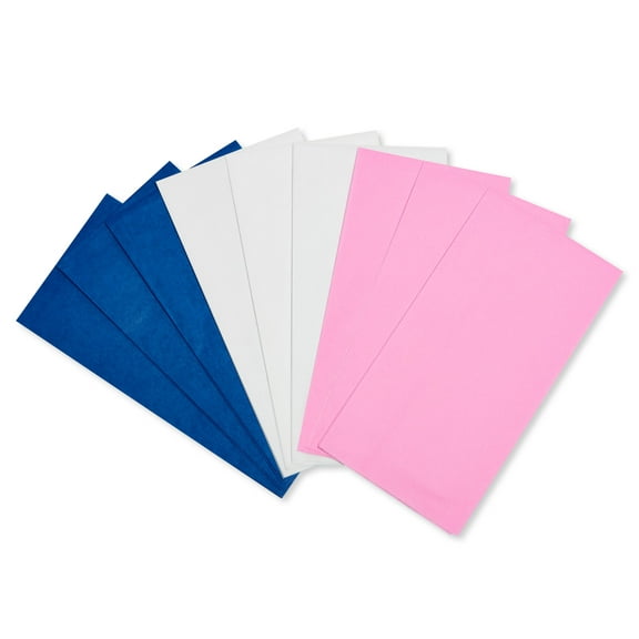American Greetings 125 Sheets 20 in. x 20 in. Bulk Pink, Blue, and White Tissue Paper for Mother's Day, Father's Day, Birthdays, and All Occasions