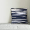 thumbnail image 2 of Creative Products Ink Stripes in Blue 16x16 Spun Poly Pillow, 2 of 2