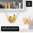 thumbnail image 2 of Hamaca de frutas-Cesta para colgar debajo del gabinete-Incluye ganchos-Organización y almacenamiento de ahorro de espacio-Cesta de frutas Veggie Net Compatible con Kitche Afortunado Sencillez, 2 of 5