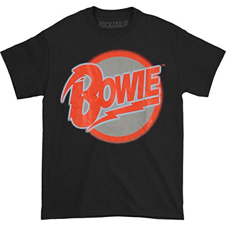 David Bowie David Bowie Men S Diamond Dogs Logo T Shirt Large Black Walmart Com Walmart Com