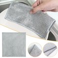 thumbnail image 4 of Paño de limpieza para eliminar óxido, paño mágico para lavar platos, trapo de limpieza de alambre de acero y metal, utensilios de limpieza para microondas y estufas, paño de cocina, 4 of 5