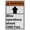 Warning Sign 2, variant on Industrial ANSI Vertical Directional Sign - 8"x12" Weatherproof, UV Resistant for Indoor/Outdoor Workplace (Fuse magazine [right arrow])