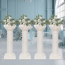 Shzicmy Wedding Flower Rack Holder White Plastic Decoration