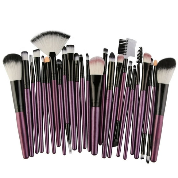 Set of 25 PCS Makeup Brush Kit for Foundation Liquid Cream Blending Powder Eyeshadow Blush Cosmetics Concealer Brushes with Soft & Dense Bristles