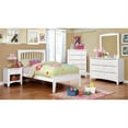 thumbnail image 2 of Furniture of America Dimanche Solid Wood 6-Drawer Double Dresser in White, 2 of 5
