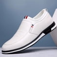 thumbnail image 4 of Zapatos de cuero para hombre, zapatos casuales de negocios, zapatos de moda Four Seasons, zapatos Bean a pedal, 4 of 5