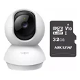 thumbnail image 1 of Tp-link Cámara De Seguridad Panorámica Tapo-c210-plus-32 Con Microsd 32gb 3mp Grabación De Vídeo 2k Visión Nocturna Detección De Movimiento Y Notificaciones Audio Bidireccional C210 Control Por Voz, 1 of 8